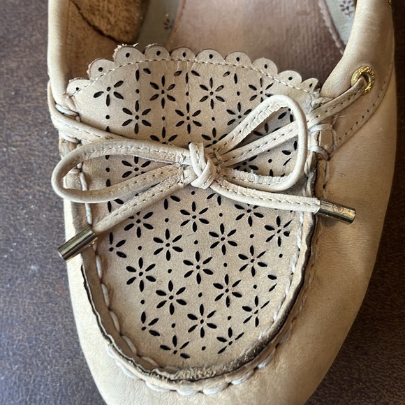 Sperry Top Sider Boat Shoes Womens Size 10M Beige - Picture 4 of 7